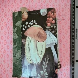 Handmade Mushroom Junk Journal With Ephemera